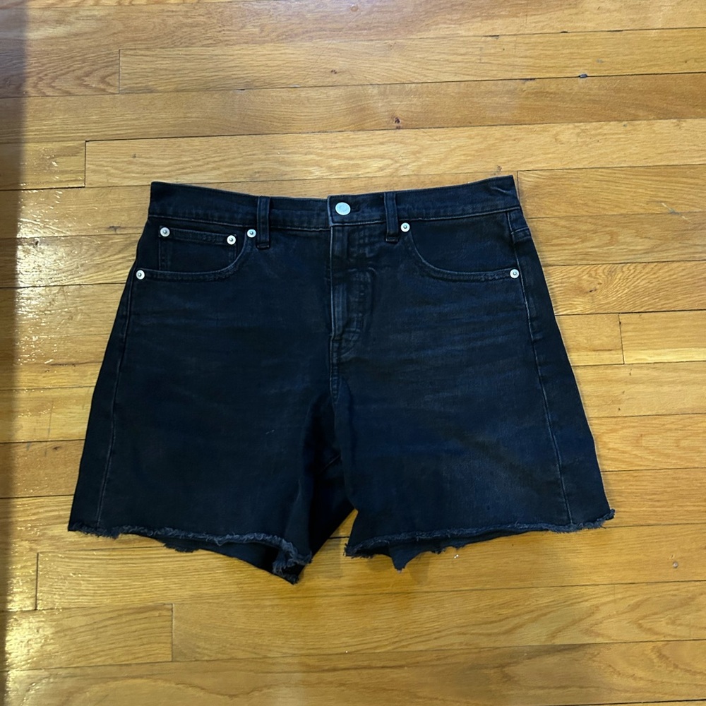 J. Crew Black Jean Shorts